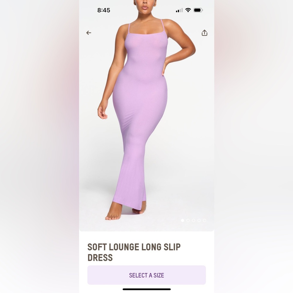 Skims soft lounge maxi dress.